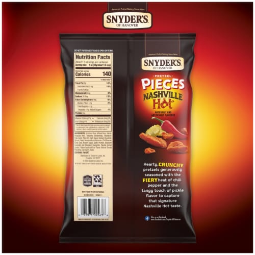 Snyder's of Hanover Pretzel Pieces, Nashville Hot, 11.25 Oz Perspective: bottom