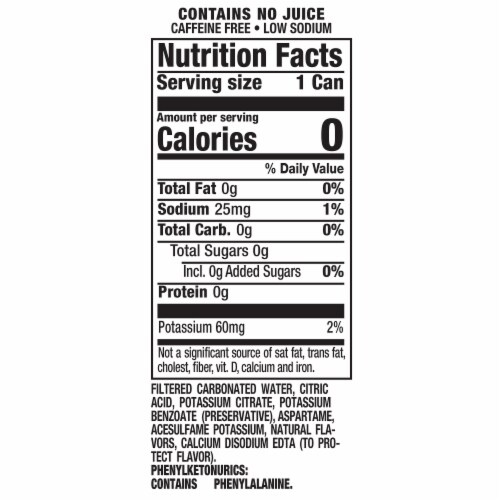 7UP Zero Sugar Lemon Lime Caffeine-Free Soda Mini Cans Perspective: bottom