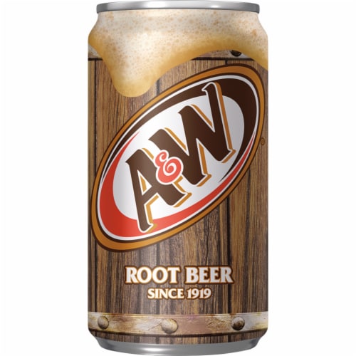 A&W® Root Beer Soda Mini Cans Perspective: bottom