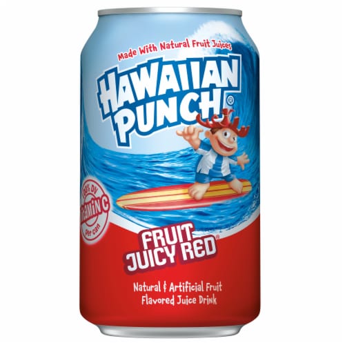 Hawaiian Punch® Fruit Juicy Red® Juice 6 pack of 12 fl oz cans Perspective: bottom