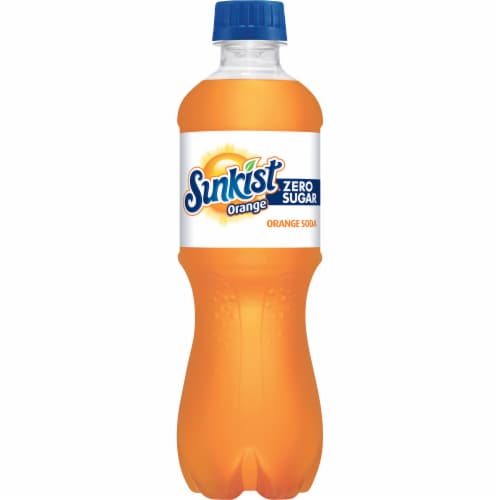 Sunkist® Orange Zero Sugar Soda Bottles Perspective: bottom