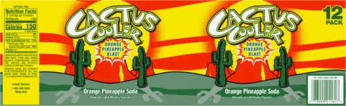 Cactus Cooler Orange-Pineapple Soda, 6 cans / 12 fl oz - Kroger