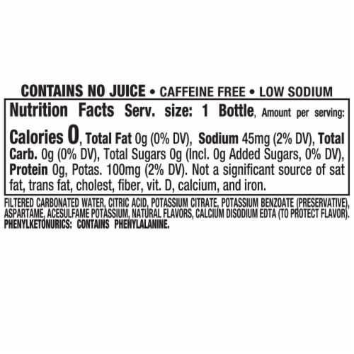 7UP Zero Sugar Lemon Lime Caffeine-Free Soda Bottles Perspective: bottom
