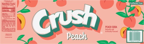 Crush® Peach Soda Cans Perspective: bottom