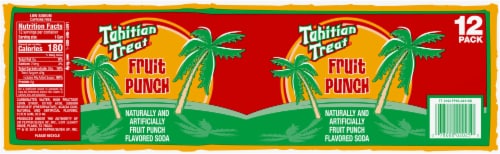 Tahitian Treat® Fruit Punch Soda Cans Perspective: bottom