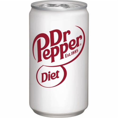 Dr Pepper® Diet Mini Cans Perspective: bottom