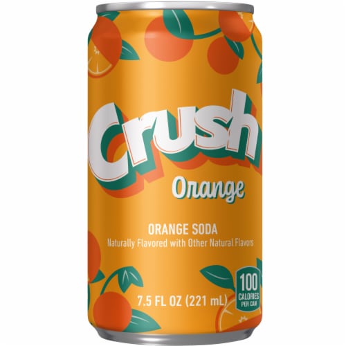 Crush® Orange Mini Cans Perspective: bottom
