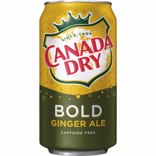 Canada Dry® Bold Ginger Ale Caffeine Free Soda Cans Perspective: bottom