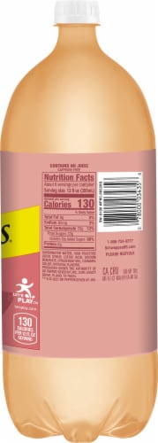 Schweppes® White Peach Ginger Ale Soda Perspective: bottom