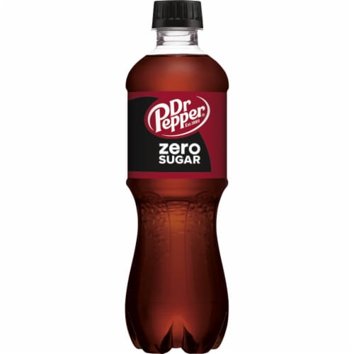 Dr Pepper® Zero Sugar Soda Bottles Perspective: bottom