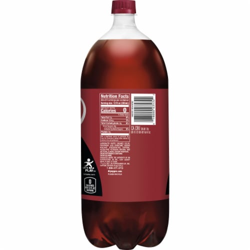 Dr Pepper® Zero Sugar Soda Bottle Perspective: bottom