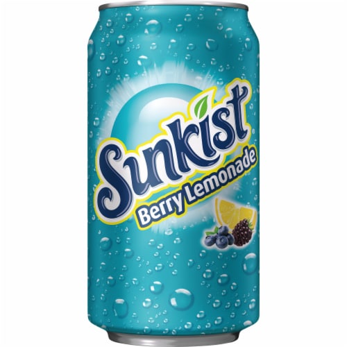 Sunkist® Berry Lemonade Soda Cans Perspective: bottom