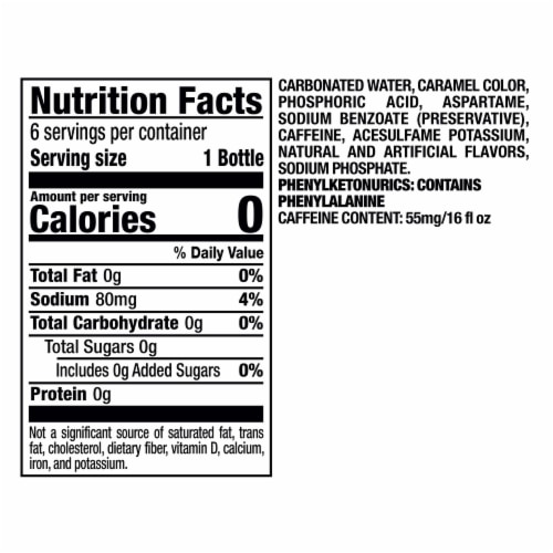 Dr Pepper® Zero Sugar Soda Bottles Perspective: bottom