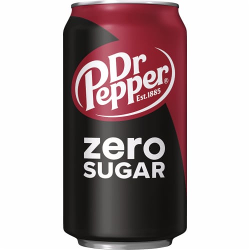 Dr Pepper® Zero Sugar Soda Cans Perspective: bottom
