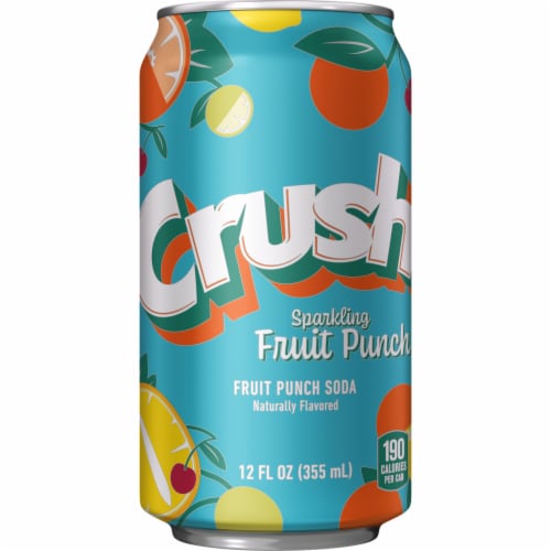 Crush® Sparkling Fruit Punch Soda Cans Perspective: bottom
