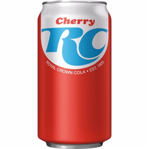 RC® Cola Cherry Soda Cans Perspective: bottom