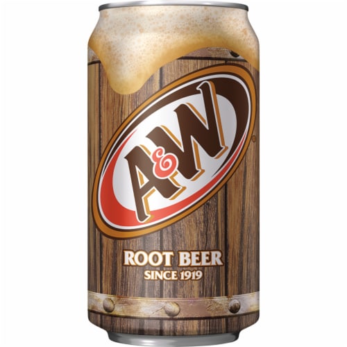 A&W® Root Beer Soda Cans Perspective: bottom