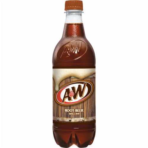 A&W® Root Beer Soda Bottles Perspective: bottom