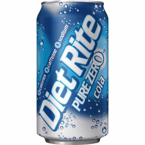 Diet Rite Cola Soda Cans Perspective: bottom