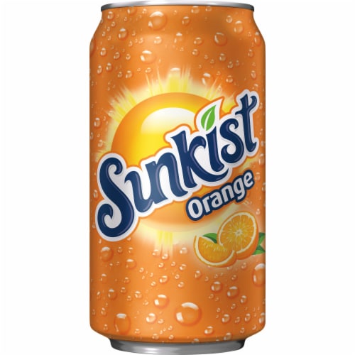 Sunkist® Orange Soda Cans Perspective: bottom