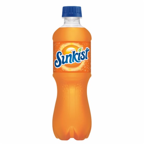 Sunkist® Orange Soda Bottles Perspective: bottom