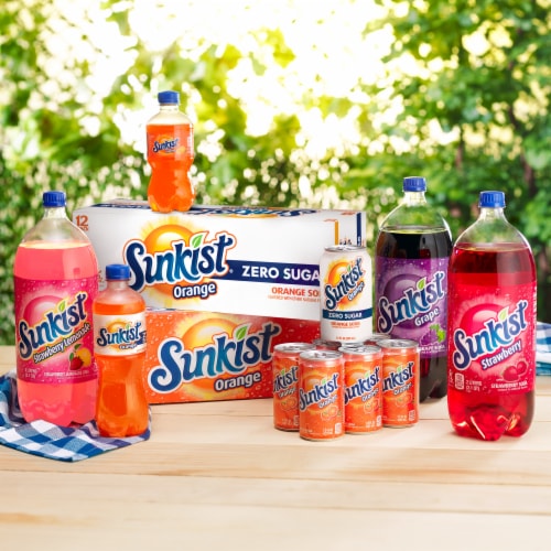 Sunkist® Orange Soda Bottle Perspective: bottom