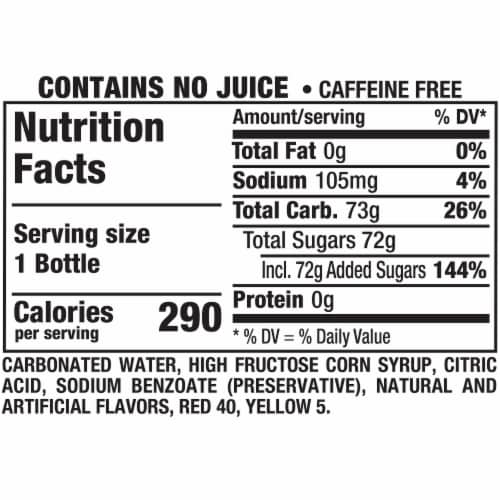 Sunkist® Cherry Limeade Soda Perspective: bottom