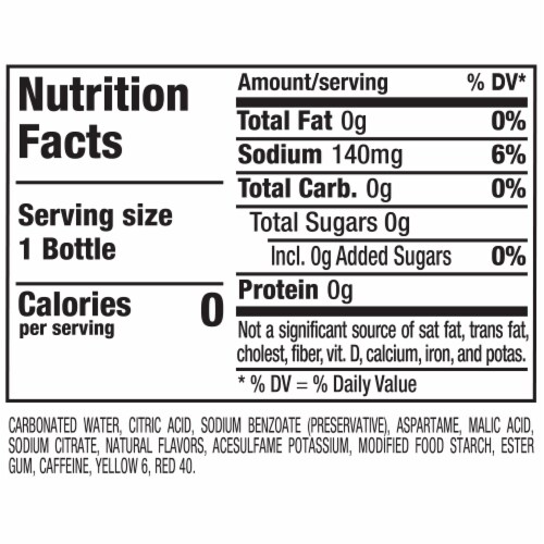 Sunkist® Zero Sugar Orange Soda Bottle Perspective: bottom
