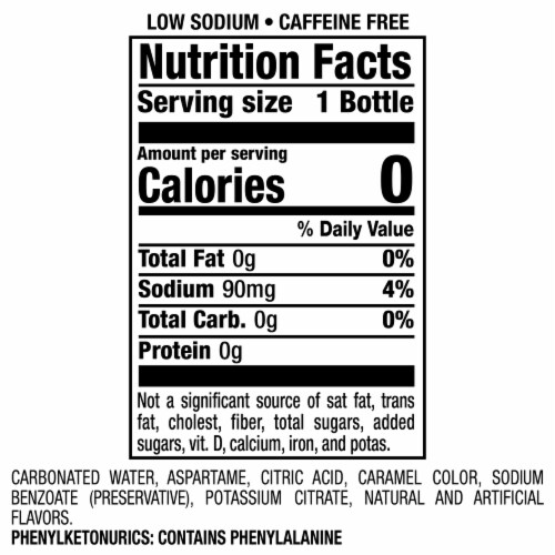 Vernors Diet Ginger Soda Bottle Perspective: bottom