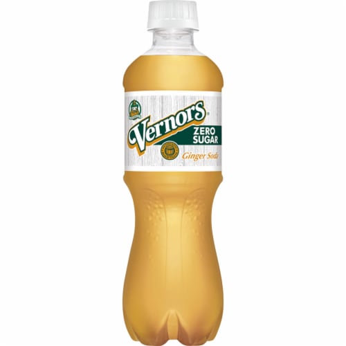 Vernors Zero Sugar Ginger Soda Bottles Perspective: bottom