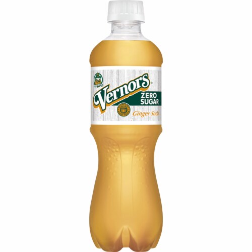 Vernors Zero Sugar Ginger Soda Bottles Perspective: bottom