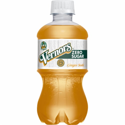 Vernors Zero Sugar Ginger Soda Bottles Perspective: bottom