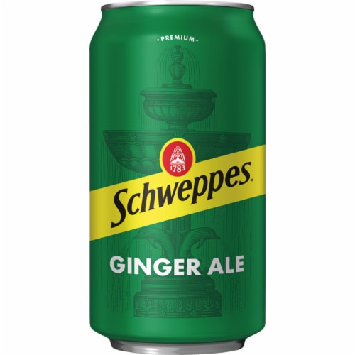 Schweppes® Ginger Ale Soda Cans Perspective: bottom