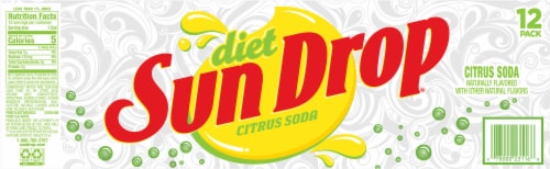 Sun Drop® Diet Citrus Soda Pack Perspective: bottom