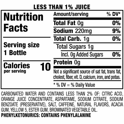 Sun Drop® Diet Citrus Soda Bottle Perspective: bottom