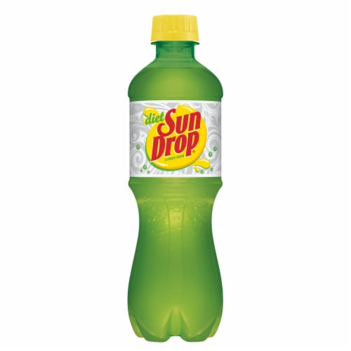Sun Drop Diet Citrus Soda Bottles Perspective: bottom