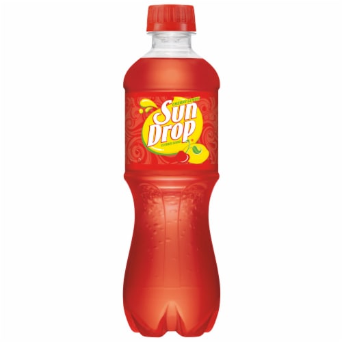 Sun Drop® Cherry Lemon Citrus Soda Bottles Perspective: bottom