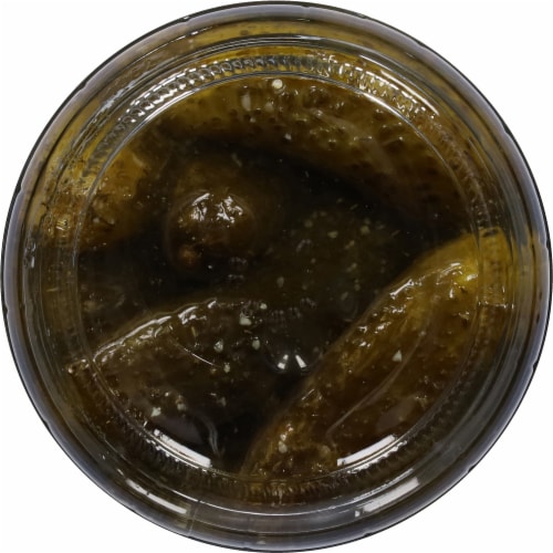 Kuhne Kosher Garlic Barrel Pickles Perspective: bottom