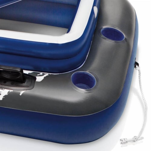 Intex® Mega Chill 2 Floating Cooler - White/Blue Perspective: bottom