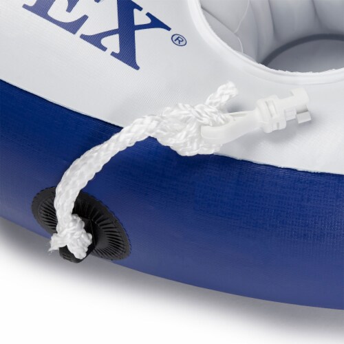 Intex Mega Chill Swimming Pool Inflatable Floating 24 Can Beverage Cooler Holder Perspective: bottom