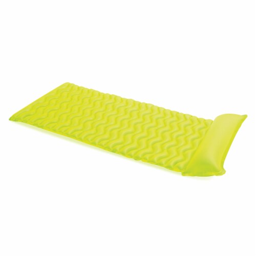 Intex Tote 'N Float Wave Mat Floating Swimming Pool Lounger, 1 Pc, Color Varies Perspective: bottom