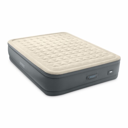 Intex PremAire II FiberTech Elevated Air Mattress with Built In Pump