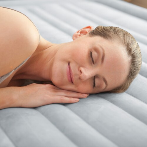 Intex® Comfort-Plush Air Bed Queen with Fiber-Tech Air Pump Perspective: bottom
