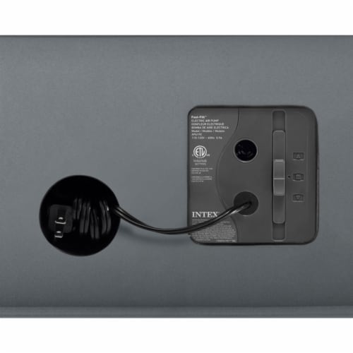 Intex PremAire I Fiber-Tech Elevated Air Mattress Bed with Built-In Pump, Twin Perspective: bottom