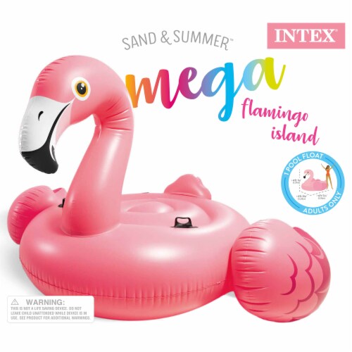 Intex® Mega Flamingo Island Float Perspective: bottom