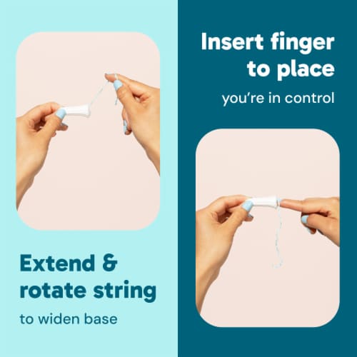 o.b.® Regular Tampons Perspective: bottom