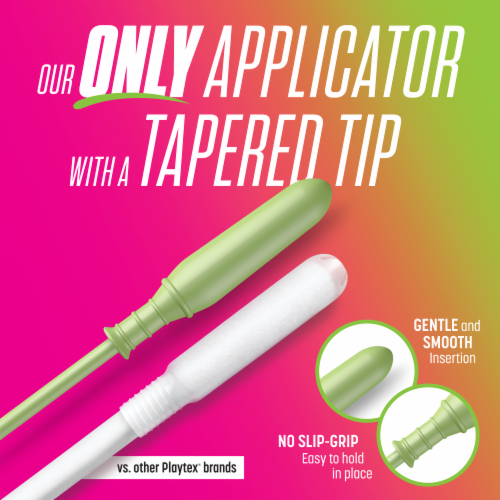 Playtex Sport Tampons Super+ Absorbency Unscented Perspective: bottom
