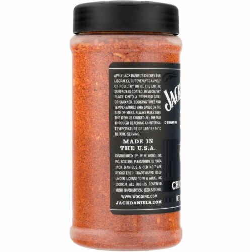 Jack Daniel's 11.5 Oz. Barbecue Chicken Rub Shake Spice 01762 Perspective: bottom