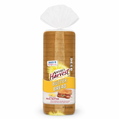 Nature's Harvest Butter Bread Perspective: bottom