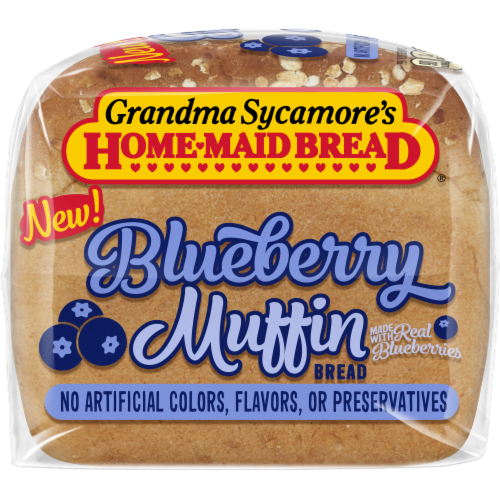 Grandma Sycamore's Blueberry Bread Perspective: bottom